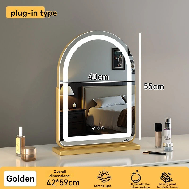 Large Arch Shape LED Lighted Vanity Mirror