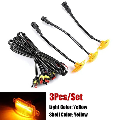 Universal LED Car Lights Front LED Grille Lights With Harness Eagle Eye Lamp