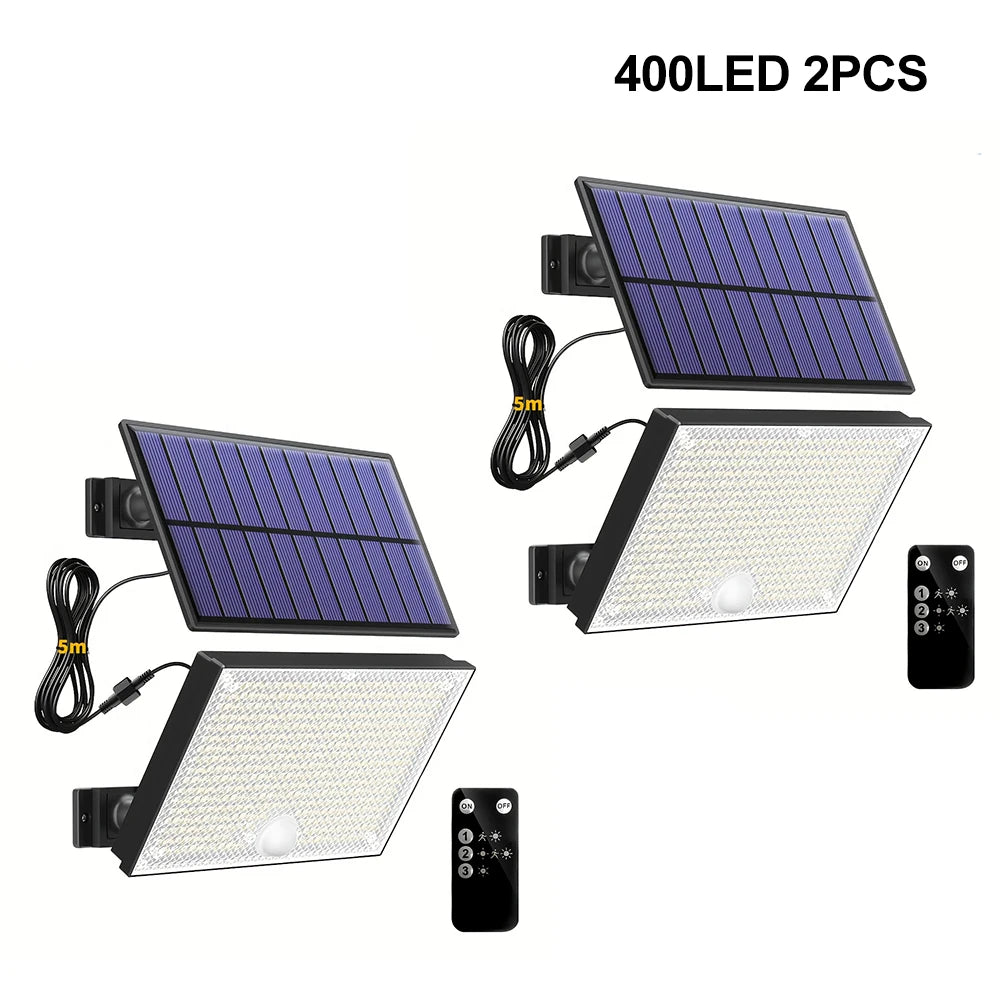 Motion Sensor Solar Security Lights 3 Modes