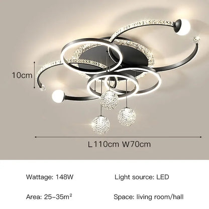 Modern Luxury LED Ceiling Chandeliers Lamps