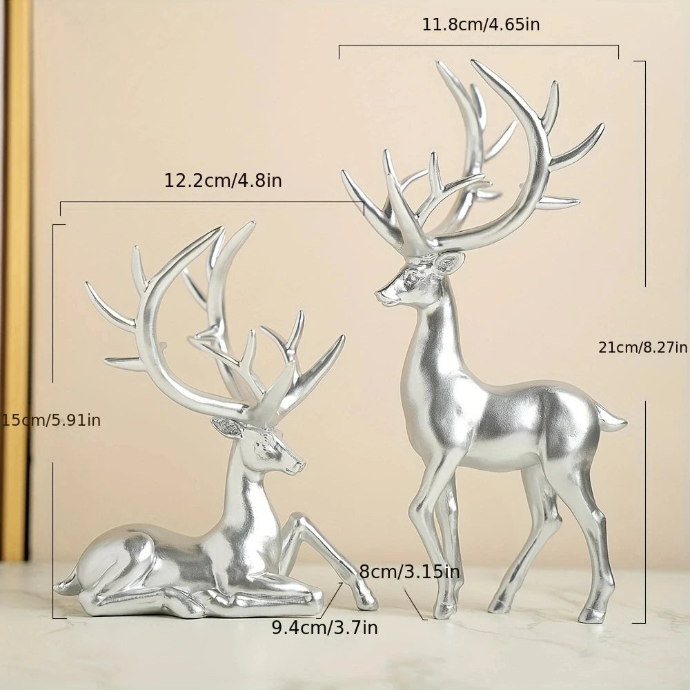 Modern Accessible Luxury Elk Ornaments Set