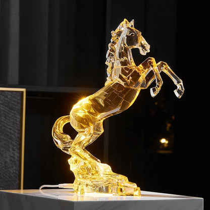 Luxury Crystal Horse Statue