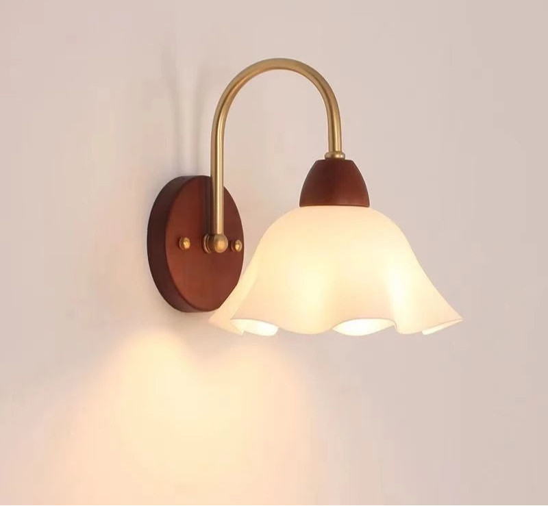 Modern Indoor Wall Light Lamp Suitable Light Fixture Wooden Vintage
