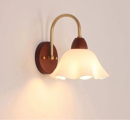 Modern Indoor Wall Light Lamp Suitable Light Fixture Wooden Vintage