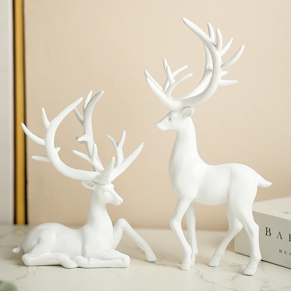 Modern Accessible Luxury Elk Ornaments Set