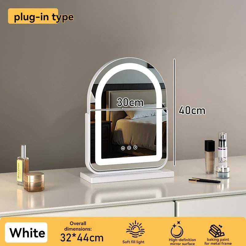 Large Arch Shape LED Lighted Vanity Mirror