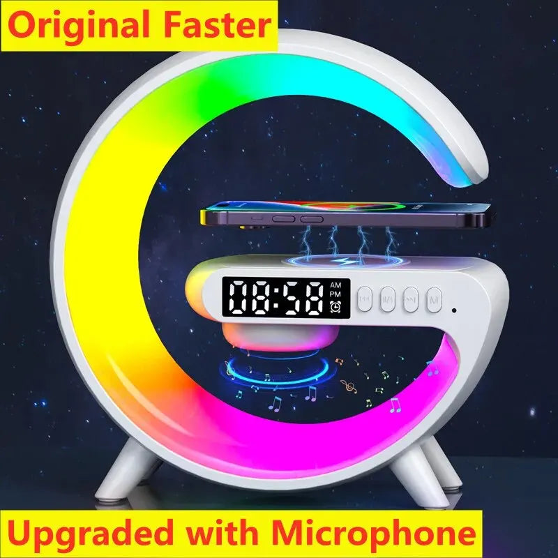 Wireless Charger Pad &  Night Light Lamp Alarm Clock