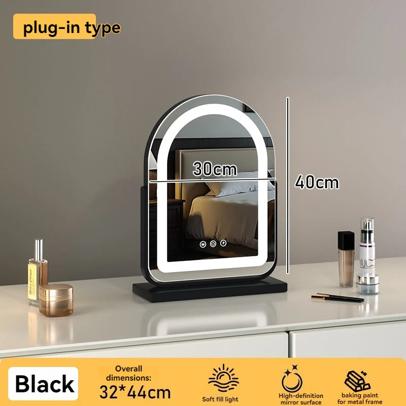 Large Arch Shape LED Lighted Vanity Mirror