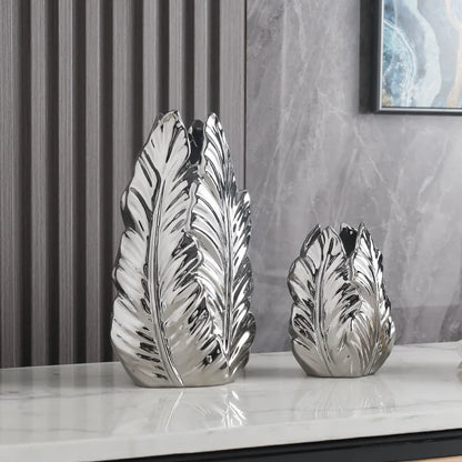 luxury gold-painted ceramic high-end vases for Decoration