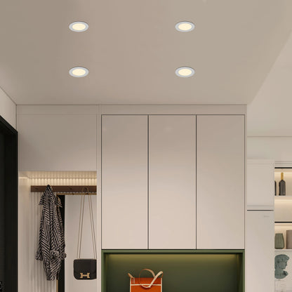 12-Piece Set of Shell-Less LED Ceiling Lights