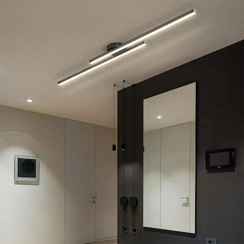 Long Aluminium LED Ceiling Light Modern Creative Design Royal Lights & Home Decor