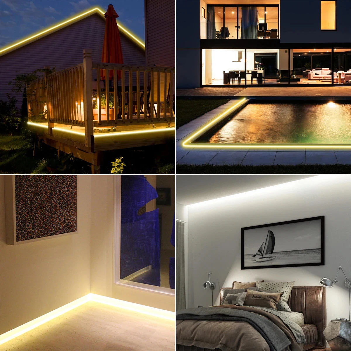 Led Light Waterproof Flexible Ribbon Tape Royal Lights & Home Decor