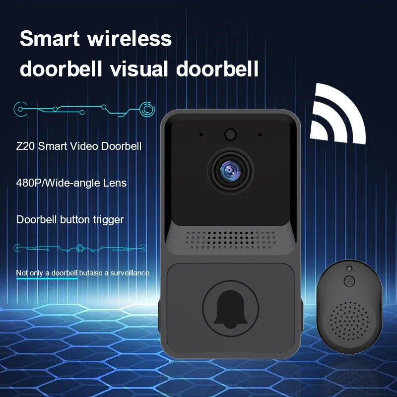 Smart Home Camera Security Door Bell Night Vision Video Intercom Wireless Button