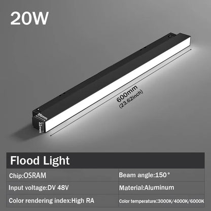 Modern Embedded Flexible Linear Fixture LED Spotlight DC48V Ceiling Indoor Light Royal Lights & Home Decor