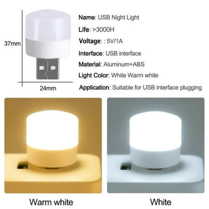 5 Pcs USB LED Plug Lamp