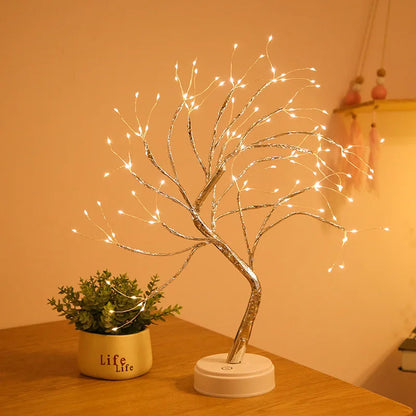 LED Rose Leaf Table Lamp USB Fairy Light Night Lights Royal Lights & Home Decor