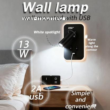 3-in-1 Reading Wall Lamp
