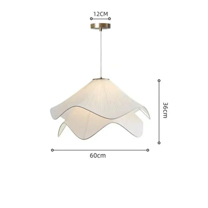 Flowers Cloth Chandelier Home Decoration French Led Pendant Lights