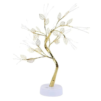 LED Rose Leaf Table Lamp USB Fairy Light Night Lights Royal Lights & Home Decor