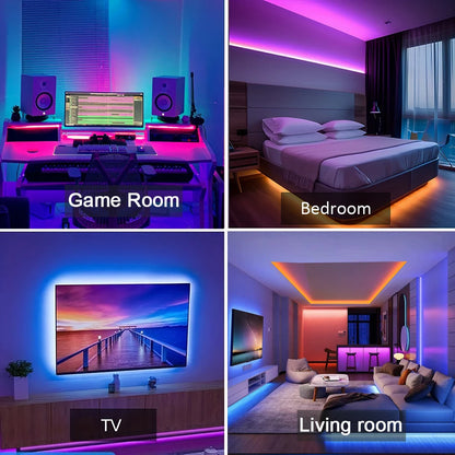 LED Room Light with APP Control Flexible Ribbon LED Tape