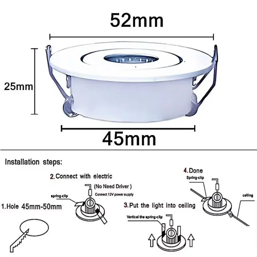 Mini Spotlight COB LED Downlights Ceiling Light