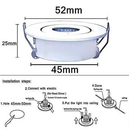 Mini Spotlight COB LED Downlights Ceiling Light