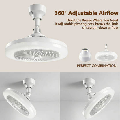 LED Ceiling Fan Light 50W With lamp holder Remote Control
