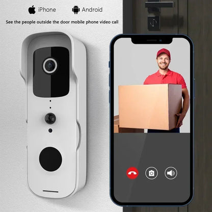 Smart Video Doorbell Waterproof Night Vision