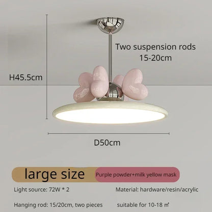 French Cream Style Led Hanging Lamp