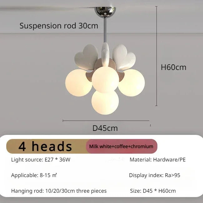 French Cream Style Led Hanging Lamp