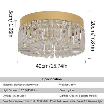 Gold Luxury Modern Chandelier