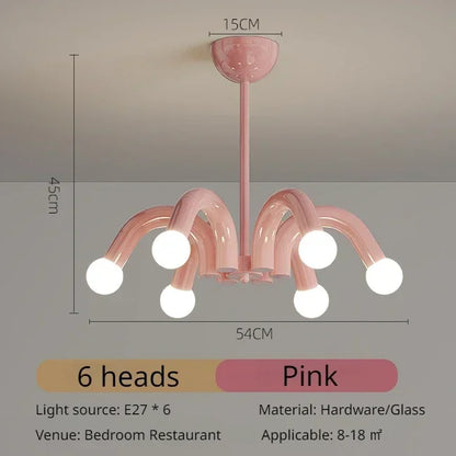 French Cream Style Led Hanging Lamp