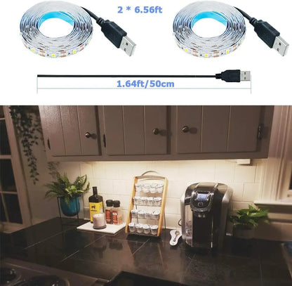 White Warm White LED Strip Light - Royal Lights & Home Decor