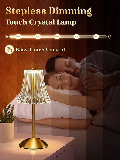 Table Lamp LED Touch Sensor Desktop Night Light Rechargeable Wireless