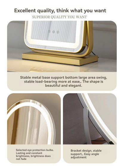 Large Arch Shape LED Lighted Vanity Mirror