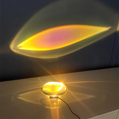 LED Crystal Eye of the Sky table lamp Royal Lights & Home Decor