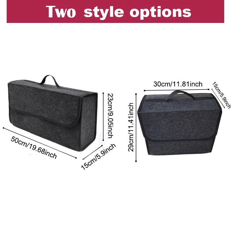 Gray Car Trunk Organizer Anti Slip Royal Lights & Home Decor
