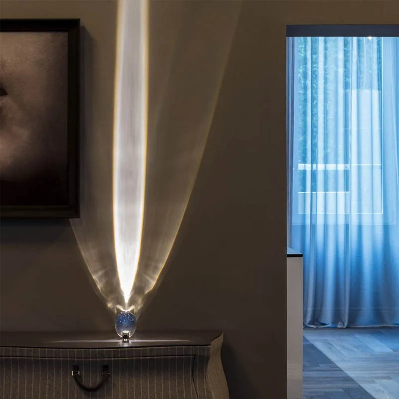 LED Crystal Eye of the Sky table lamp Royal Lights & Home Decor