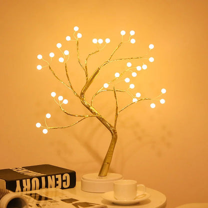 LED Rose Leaf Table Lamp USB Fairy Light Night Lights Royal Lights & Home Decor