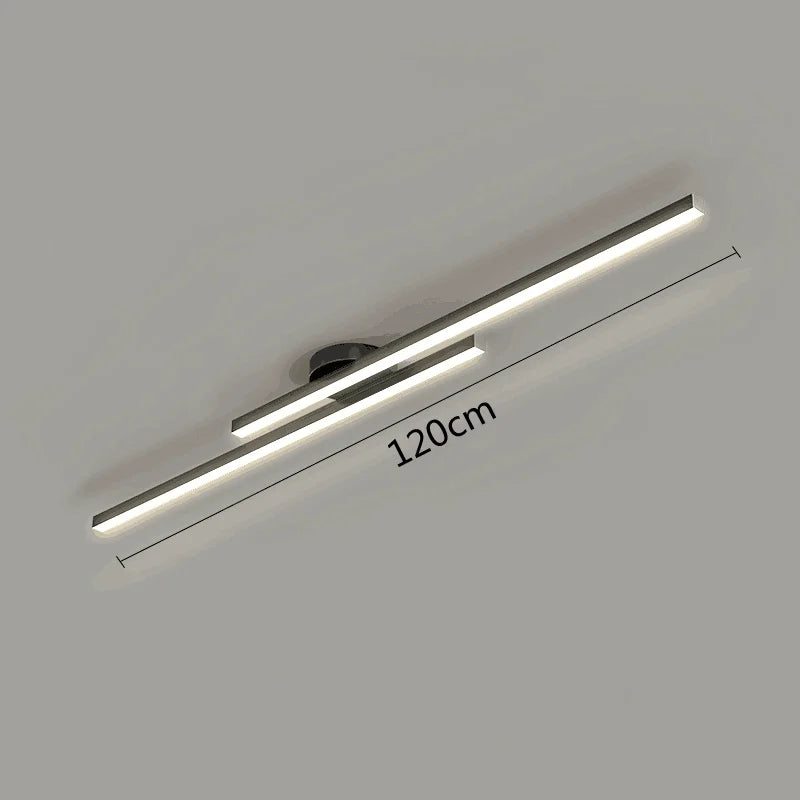 Long Aluminium LED Ceiling Light Modern Creative Design Royal Lights & Home Decor