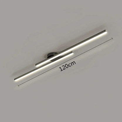 Long Aluminium LED Ceiling Light Modern Creative Design Royal Lights & Home Decor