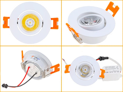 Aluminum Round LED Dimmable Ceiling Downlight