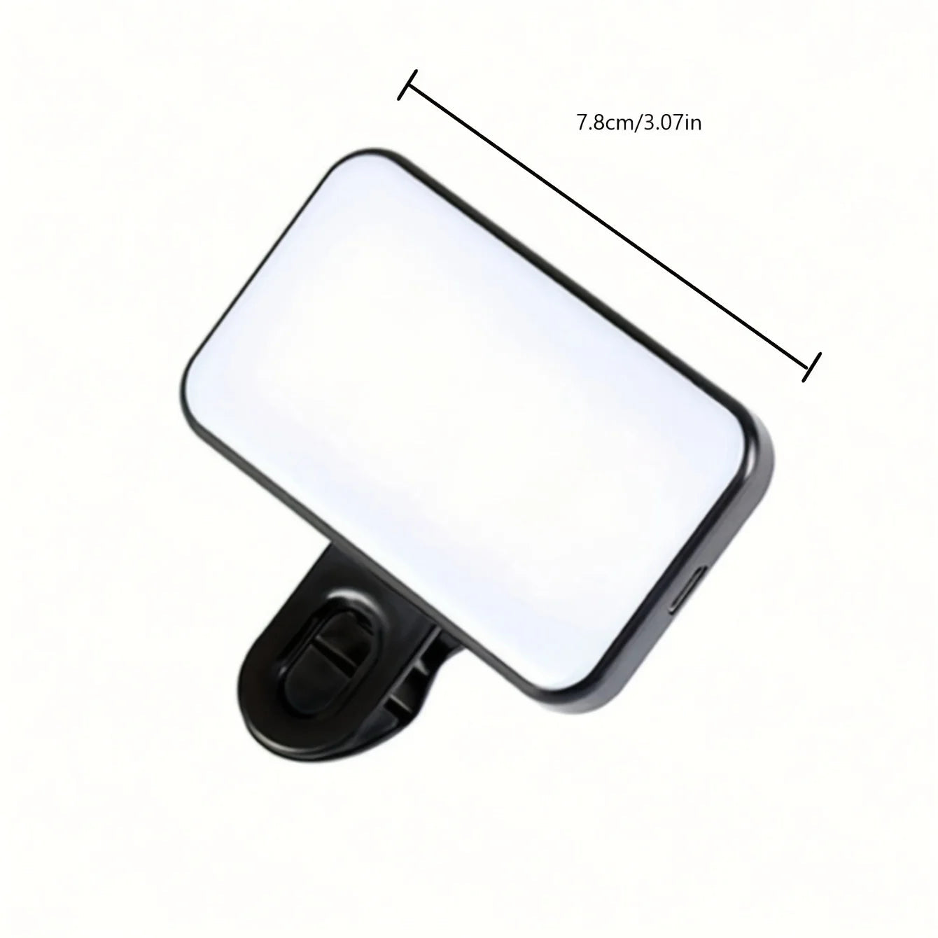 Portable Mini Selfie Fill Light Rechargeable 3 Modes Adjustable Brightness