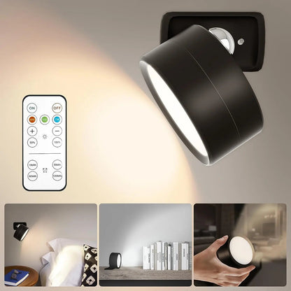 LED Wall Mounted Lights with Remote Wireless Magnetic Royal Lights & Home Decor