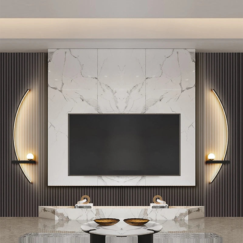 LED Wall Lamp 55/105CM Smart Remote Control Royal Lights & Home Decor