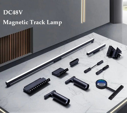 Modern Embedded Flexible Linear Fixture LED Spotlight DC48V Ceiling Indoor Light Royal Lights & Home Decor