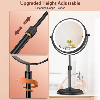 Magnification Makeup Mirror 360° Rotating