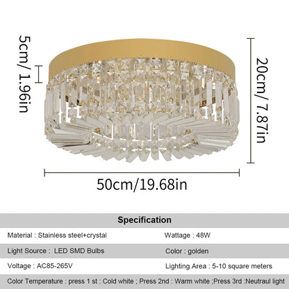 Gold Luxury Modern Chandelier
