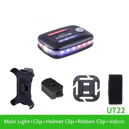 Led Shoulder Light Gravity Sensing Police Shoulder Lights Red Blue Led 360° Rotation