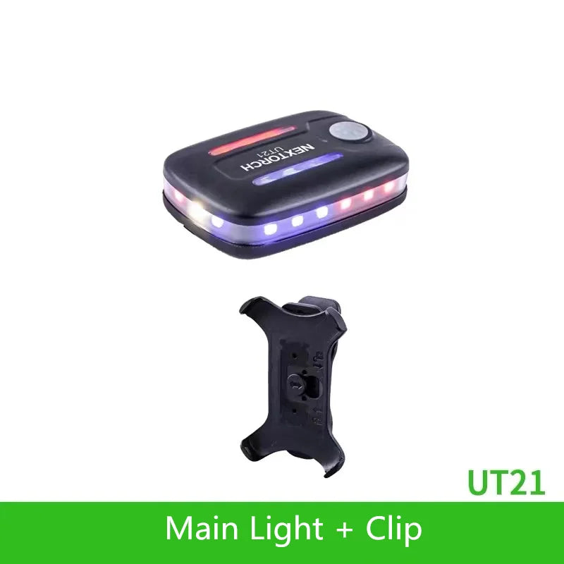 Led Shoulder Light Gravity Sensing Police Shoulder Lights Red Blue Led 360° Rotation